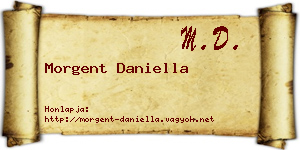 Morgent Daniella névjegykártya
